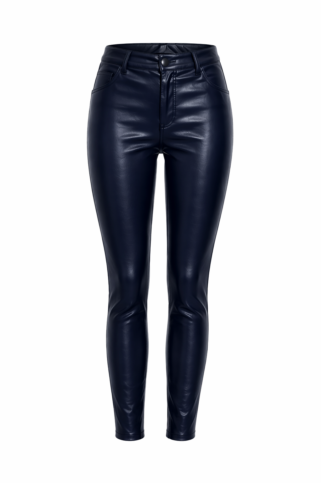 🌙 Luna Noir | Pantalón Pitillo Efecto Piel